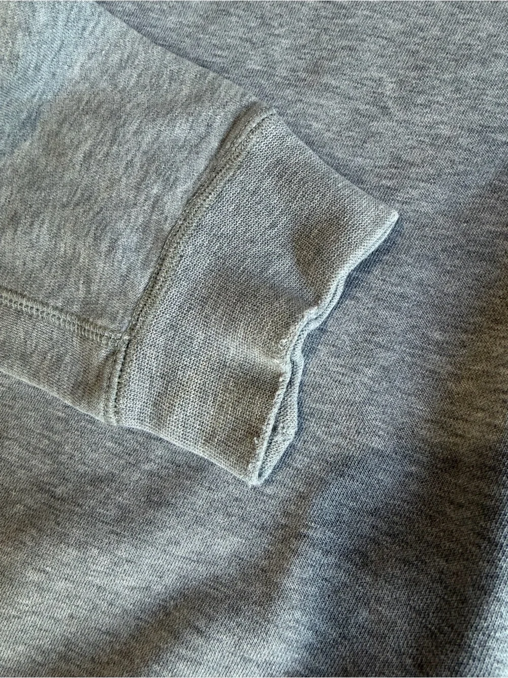 Jordan Gray Hooded Pullover with White Jumpman Embroidered L